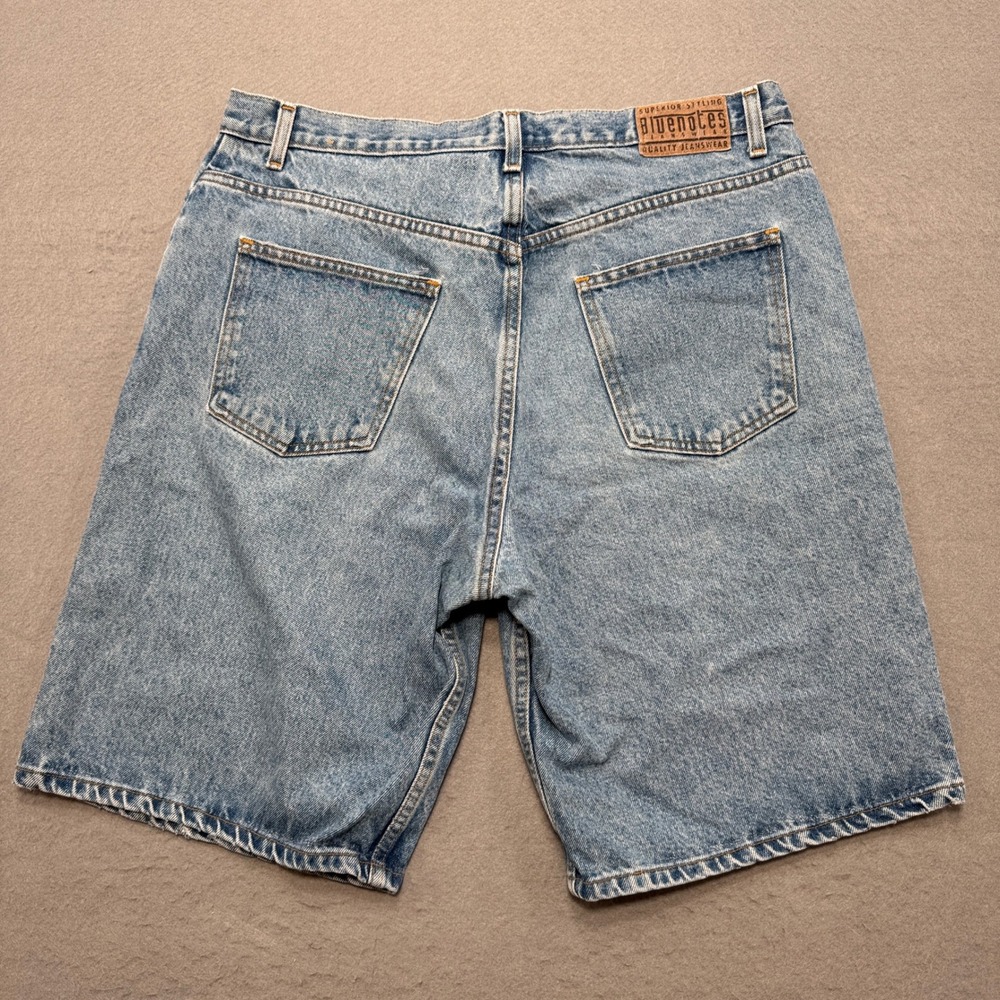 Vintage Bluenotes Bermuda Shorts Men's 38x11 Blue‎ Light Wash Relaxed Fit Canada - Picture 2 of 7